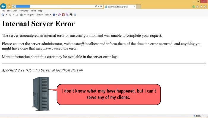 ارور 500 – خطای داخلی سرور (Internal Server Error)
