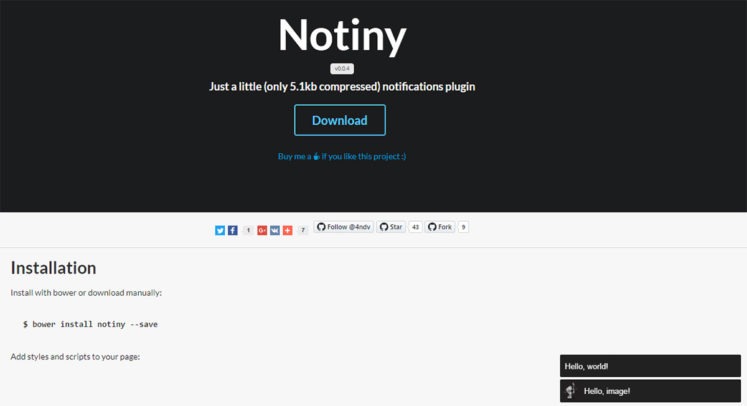 notiny-js-plugin