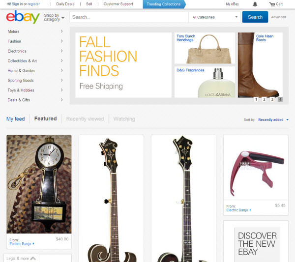 فروشگاه اینترنتی ebay