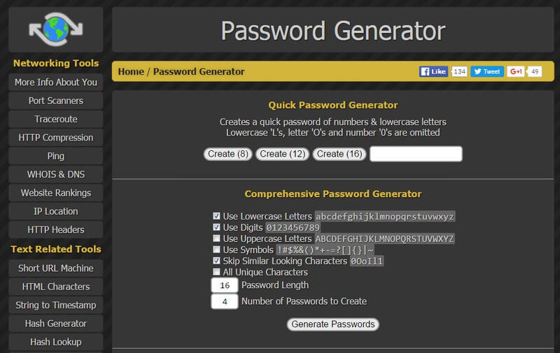  What’s My IP Password Generator