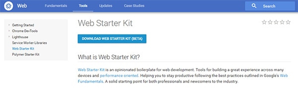 Web Starter Kit