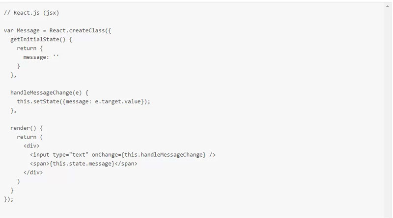 روش انجام Data Binding در React