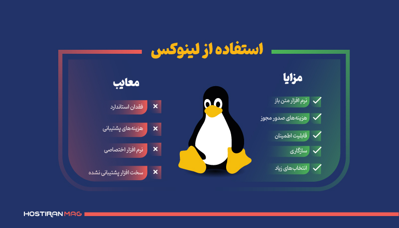 مزایا و معیب لینوکس چیست
