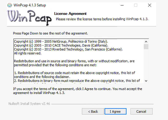 TCP traceroute agreement