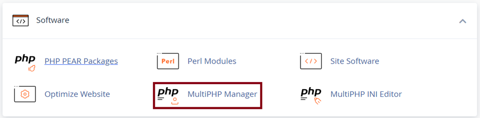 به روز رسانی نسخه php از طریق MultiPHP Manager