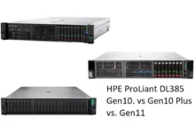 بررسی و مقایسه سرور HPE ProLiant DL380 در نسل‌های ۱۰