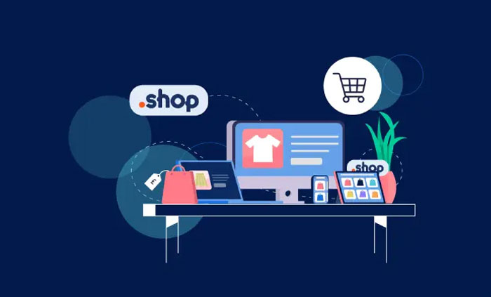 کاربرد پسوند دامنه shop.