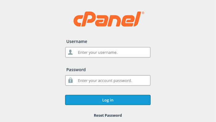 تغییر رمز عبور سی پنل از بیرون کنترل پنل