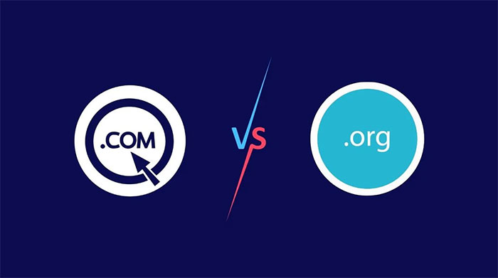 تفاوت دامنه .com با دامنه org چیست